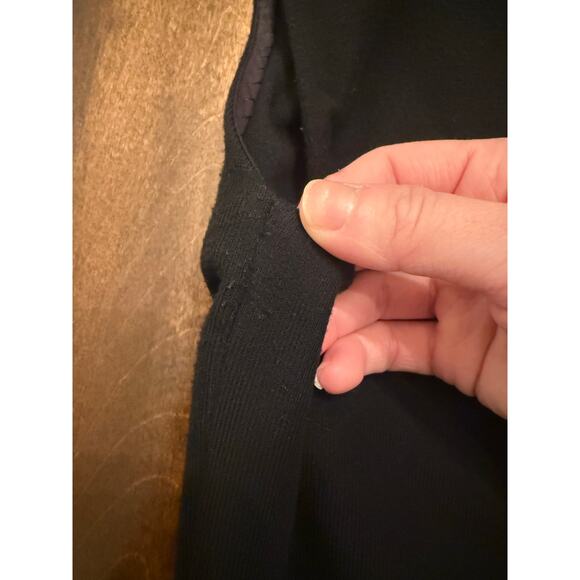 Vince Women's Black Sleeveless Basic Shift Dress Size Small Minimalist - Picture 6 of 9